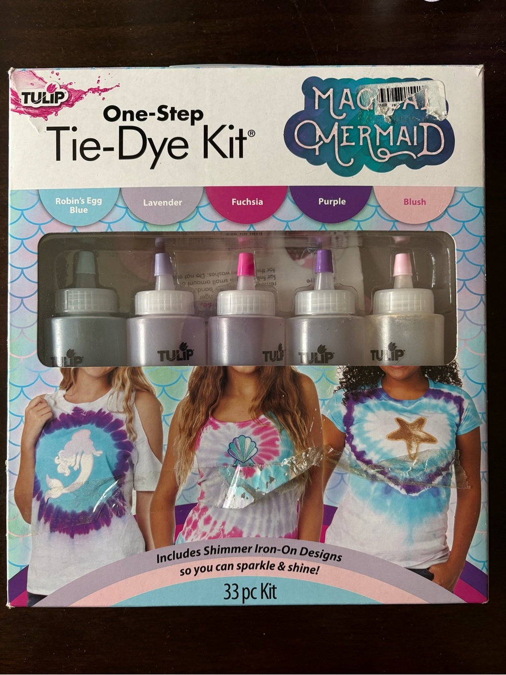 NIP Tulip Magical Mermaid One-Step Tie-Dye Kit - Purple & Pink Shades